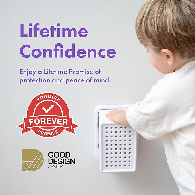 Extra Large Outlet Cover Box ??Doorbell Transformer Cover & Large Outlet Cover for Bulky Plugs, Outlet Covers Baby Proofing, Childproof Electrical Outlet Box for Power Bricks & Adapters