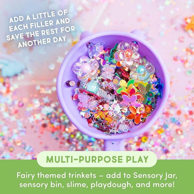Glo Pals Water Activated Light-Up Sesame Street Sensory Bath Toy Play Jar, 4 Reusable Cubes and Fun Fillers for Bathtime and Sensory Play, Perfect for Kids and Toddlers, Abby Cadabby