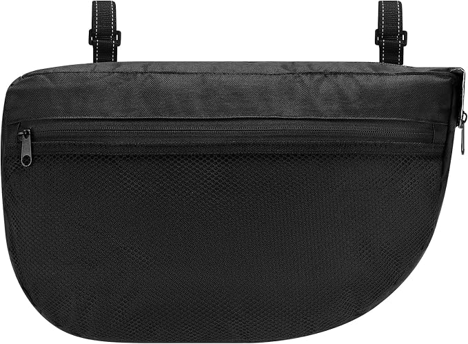Accmor Insulated Side Sling Stroller Saddle Bag Organizer, Universal Stroller Organizer, Stroller Bag Caddy Organizer, Black