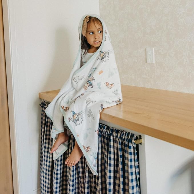 Copper Pearl Premium Big Kid Hooded Towel Boone