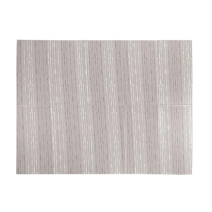Nuby Reversible Baby Floor Mat, 77" x 58" - Foldable and Lightweight Infant Play Mat - Easy Storage and Travel - Graceful Gray