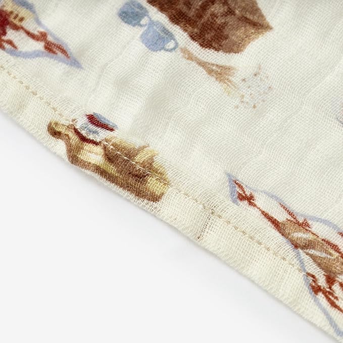 Milkbarn Baby Swaddle Blanket - Soft & Gentle 100% GOTS-Certified Organic Cotton - Nursery Swaddling Blankets for Boys and Girls, Picnic