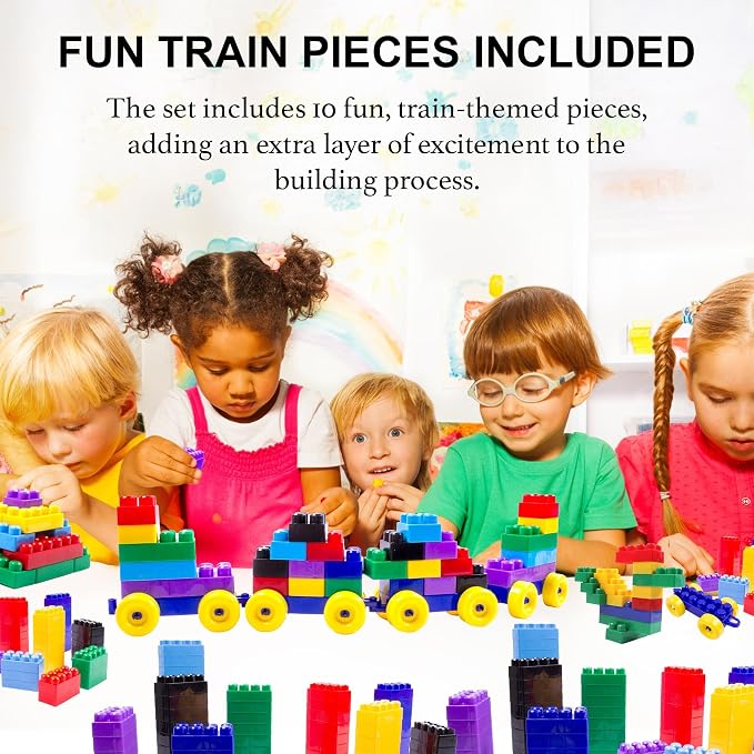 Dimple Building Blocks for Toddler (300 Pcs) Stacking Toys & Puzzle Games for Learning and STEM Fun Montessori Toys, Educational Baby Blocks Age 3+ Toddler Boy & Girl Birthday for Kids