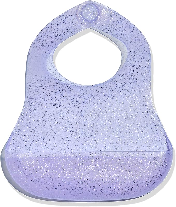 Magnetic Silicone Baby Bib ??Waterproof, Dishwasher Safe, BPA Free Food-Grade, Feeding Bib for Infants and Toddlers