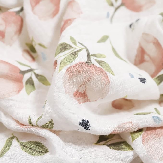 Little Unicorn Muslin Swaddle Blanket for Newborns & Infants | Soft & Breathable Fabric | Baby Blanket for Swaddling, Nursing, Shower Gifts (Watercolor Floret)