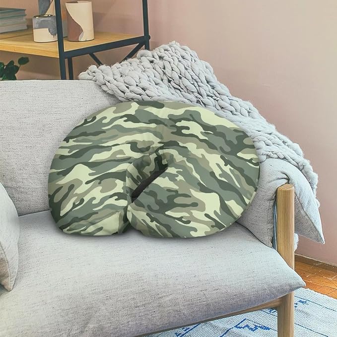 Camouflage Breast Feeding Pillow Covers, Ultra Soft Comfortable Slipcovers Stretchy Removable Cover for Breastfeeding Pillows for Baby Girl and Boy