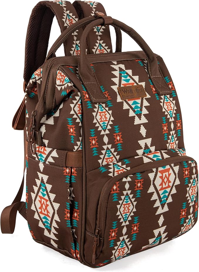 Wrangler Callie Diaper Bag Backpack with Stroller Straps Multifunction Baby Travel Bag WG2204-9110CF