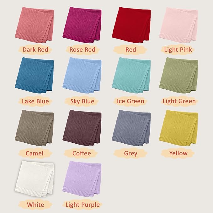 HDSD Personalized Baby Blanket with Embroidery - Custom Baby Blanket with Name and Icon, Cozy Gift for Babies, Infants and Toddlers