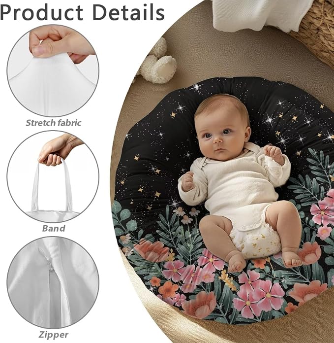 Dragonfly Nursing Pillow Cover Soft Breathable Feeding Pillow Slipcover for Breastfeeding Moms Fits Standard Infant Nursing Pillow for Boys and Girls Pillow Not Included