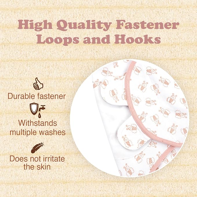 Swaddles for Newborns – 3-Pack Infant Swaddles 0-3 Months – Adjustable Newborn Swaddle Sleep Sack – Soft Organic Cotton Baby Wrap for Safe & Cozy Sleep