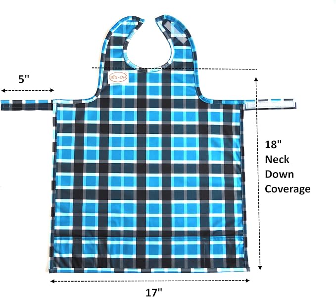 BIB-ON, Full-Coverage Bib and Apron Combination for Infant, Baby, Toddler Ages 0-4.