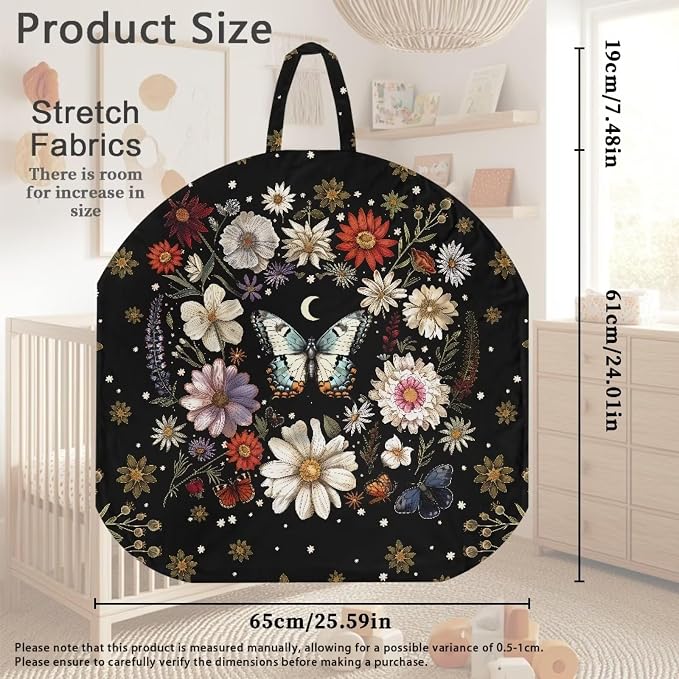 Butterfly Nursing Pillow Cover for Breastfeeding Pillow Ultra Soft and Cozy Nursing Pillow Slipcovers Nice Newborn Gift Best Choice for Mom or Baby Pillow Cover 1 Pack