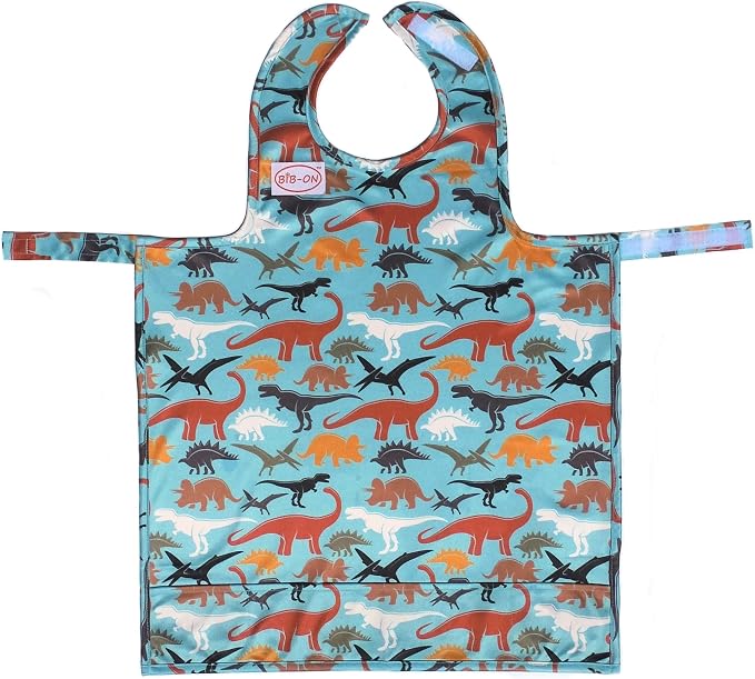 BIB-ON, Full-Coverage Bib and Apron Combination for Infant, Baby, Toddler Ages 0-4.