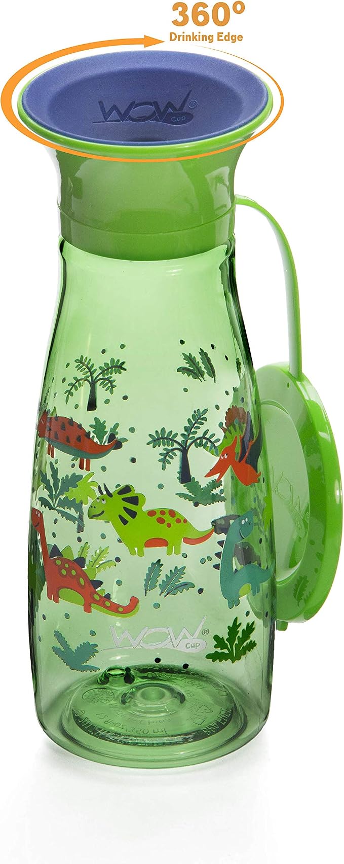 WOW CUP MINI 360 Sippy Cup, Green, 12 oz / 350 ml