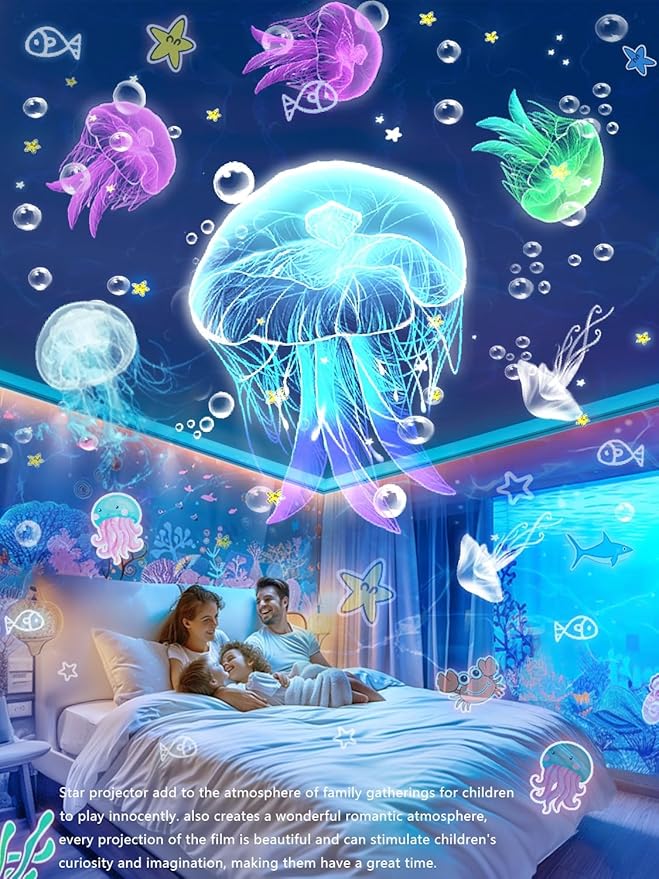 Night Light for Kids + 21 Sets of Films, Kids Night Light Projector for Bedroom, Ceiling, Projector Night Night for Baby Girls with 360° Rotation, Dimmable for Birthday, Christmas, Nursery, Room Decor