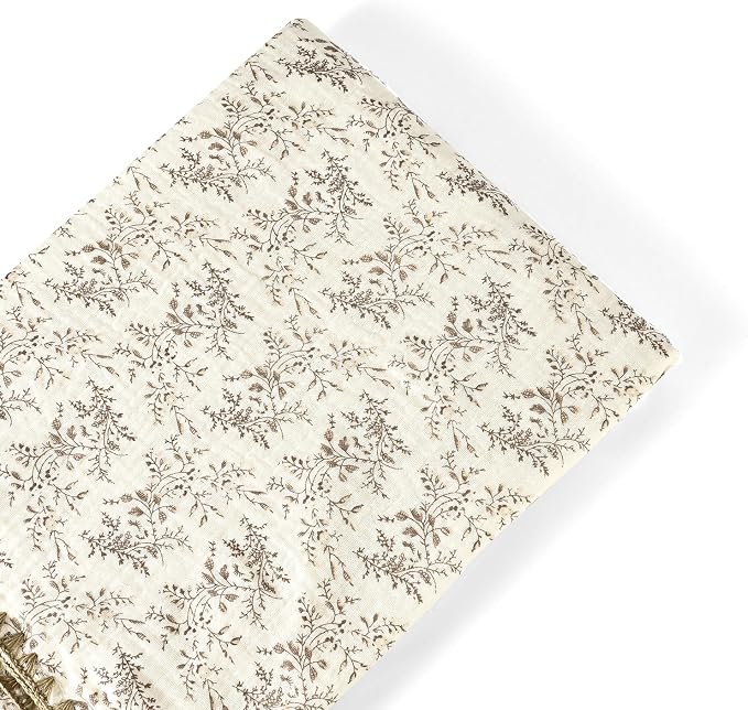 Baby Blanket 40x40 Inches,Muslin Cotton and Minky Dotted Double Layer Soft Receiving Blanket for Newborn Toddler,Hibiscus