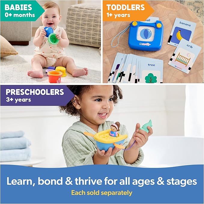 Ms. Rachel Official Spin Along Learning Wheel with 3 Learning Play Modes, Educational Toys & Toddler Toys for Girls & Boys Ages 1-3+