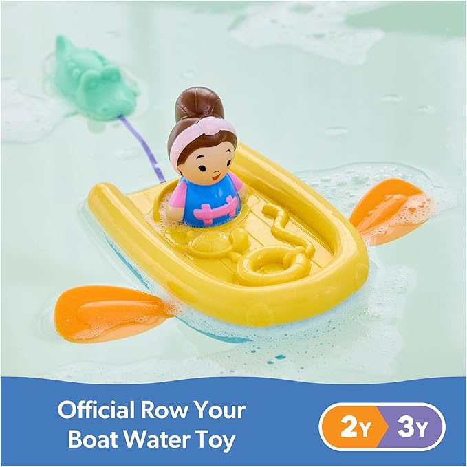 Ms. Rachel Official Row Your Boat Water Toy, Educational Bath Toys & Toddler Toys for Girls & Boys Ages 2-3+ Years