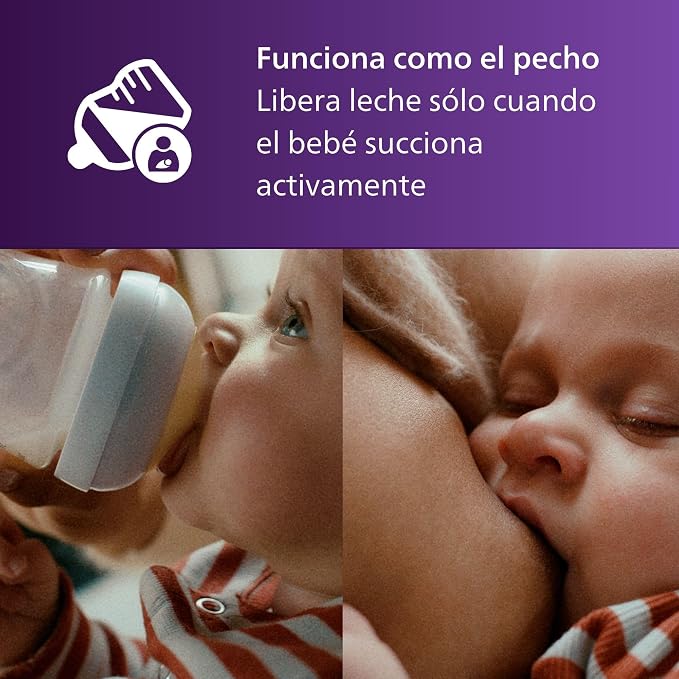Philips Avent Natural Response Nipples, Extra Fast Flow (Flow 5), 4-Pack, SCY965/44