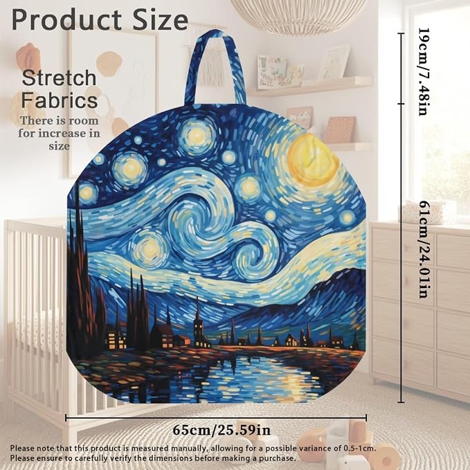 Starry Night Nursing Pillow Cover Neutral Breastfeeding Pillow Cover Fits 22.6in*24in Nursing Pillow for Baby Boy Girl Neutral Baby Nursing Pillow Cover Feeding Pillow Cover