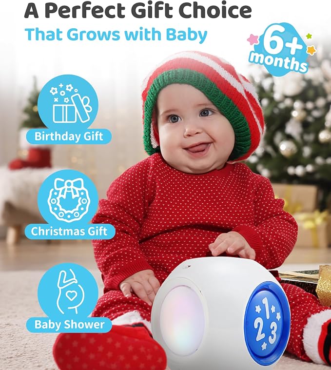 BEST LEARNING Learning Cube - Talking Educational Musical Toy for Baby and Toddler | 10 Nursery Rhymes, ABC, 123, Colors & 15 Animal Sounds | First Birthday Gift Boys & Girls 6 Months-3 Years
