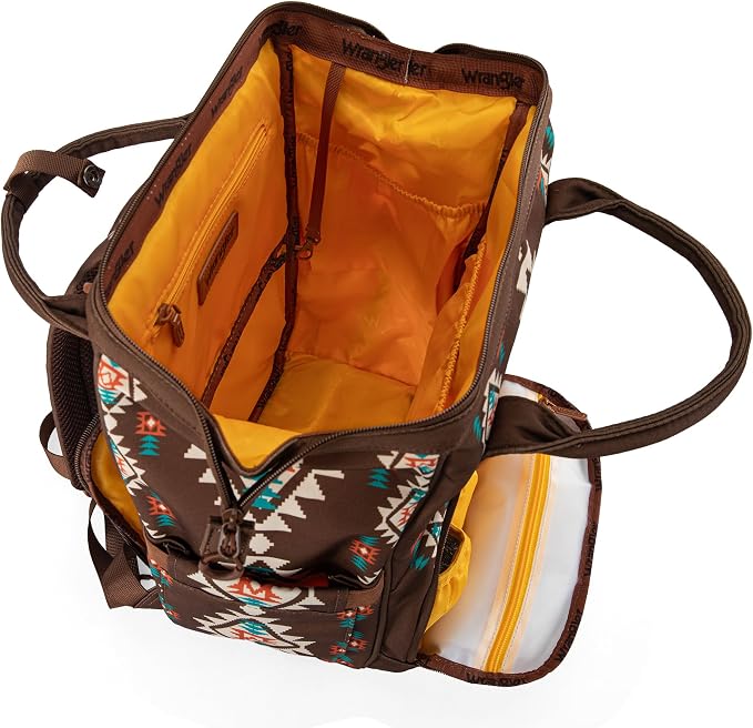 Wrangler Callie Diaper Bag Backpack with Stroller Straps Multifunction Baby Travel Bag WG2204-9110CF