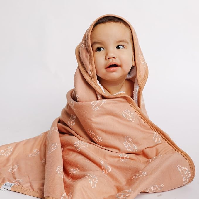 Copper Pearl Premium Knit Hooded Bath Towel Cooper