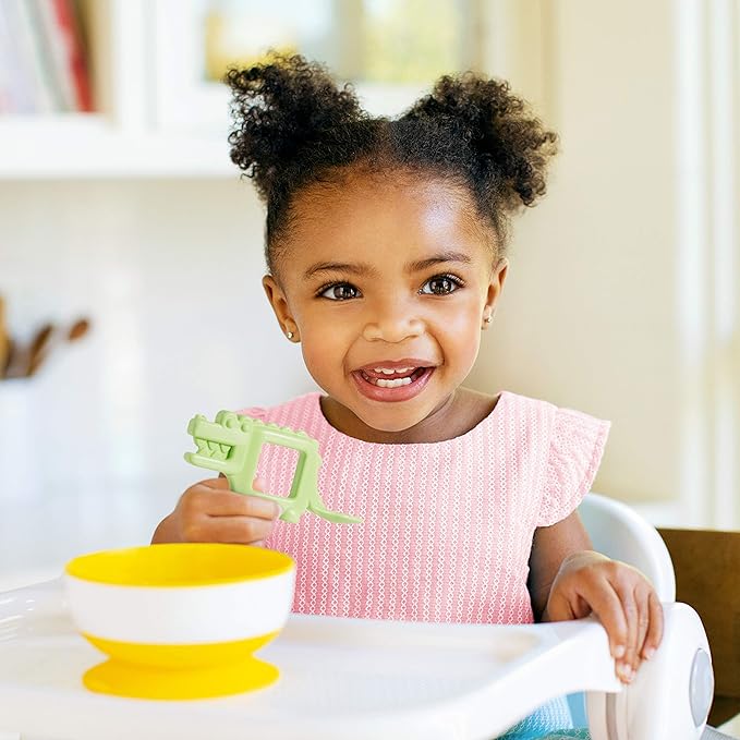 Munchkin® The Baby Toon™ Silicone Teether Spoon, Alligator (As Seen On Shark Tank)