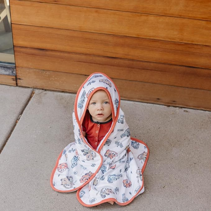 Copper Pearl Disney Pixar Cars Premium Knit Hooded Towel