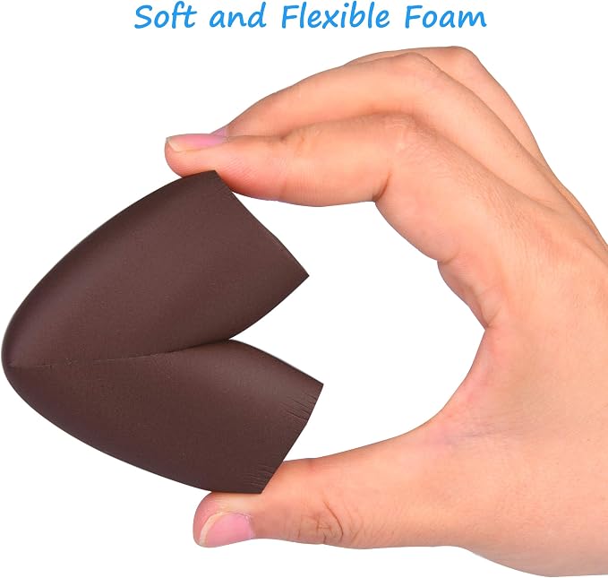 Furniture Edge and Corner Guards | 36 ft Bumper 12 Adhesive Childsafe Corners | Baby Child Proofing Set