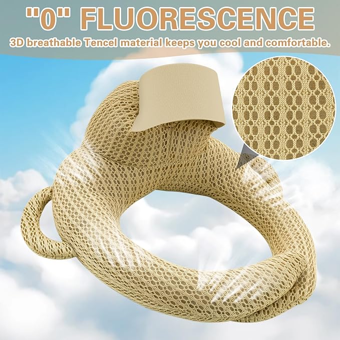 kornsurte Baby Feeding Pillow, Ergonomic Feeding Aid for Bottle Feeding (Beige)