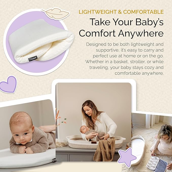 Yunioo Foldable Baby Changing Pad 31??x 16??- Waterproof & Ultra Soft Mattress for Diaper Changing Station - Portable Table Topper & Moses Basket Replacement - Easy to Clean