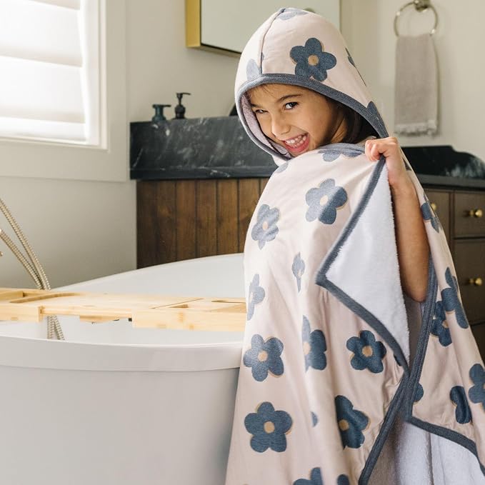 Copper Pearl Premium Big Kid Hooded Towel Gemma in Tan