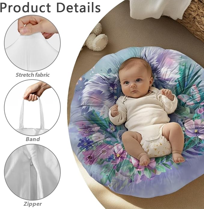 Cute Koala Nursing Pillow Cover Breathable Breastfeeding Pillow Slipcover Fits Nursing Pillow Super Soft Snug Positioners for Baby Boy Baby Girl Support for Breastfeeding Bottle Feeding
