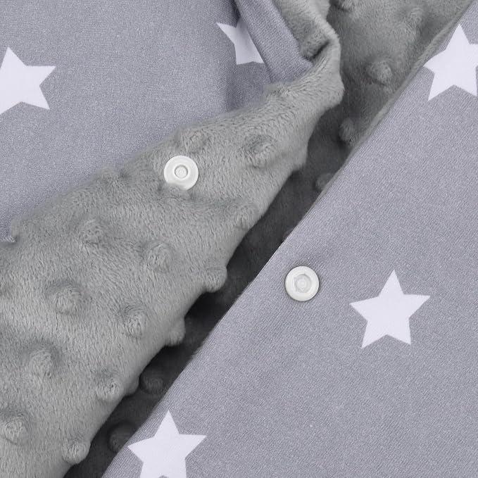 Bebamour Winter Car Seat Cover and Baby Swaddle Blanket - Newborn Wrap for Girls Boys, Warm Winter