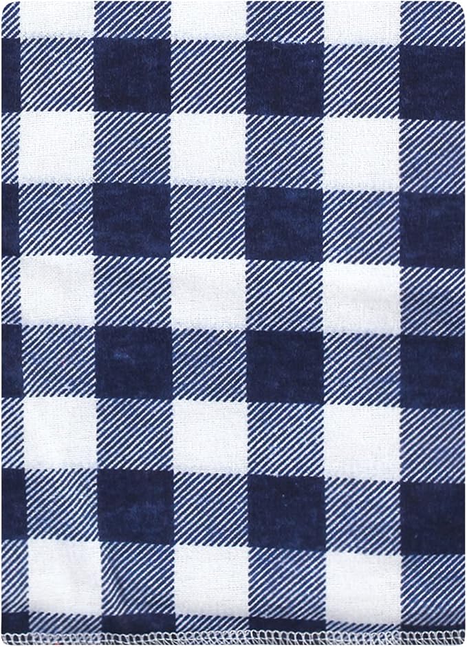Hudson Baby Unisex Baby Cotton Flannel Burp Cloths Bundle, Apple Orchard, One Size (Pack of 2)
