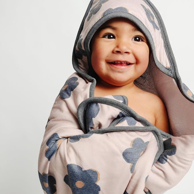 Copper Pearl Premium Knit Hooded Bath Towel Gemma in Tan