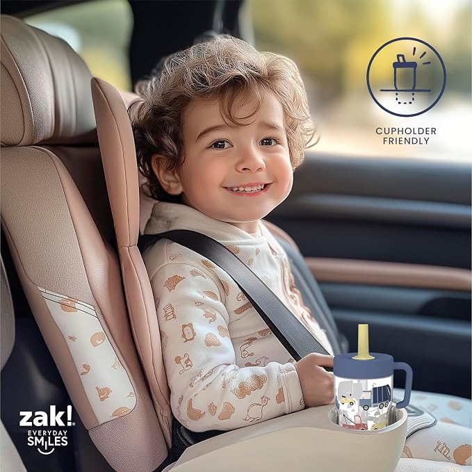 Zak Designs Disney Winnie the Pooh Capri Toddler Tumbler For Travel or At Home, 10oz 2-Pack Durable Plastic Sippy Cups With Handle and Leak-Proof Design are Perfect For Kids (Pooh & Friends)