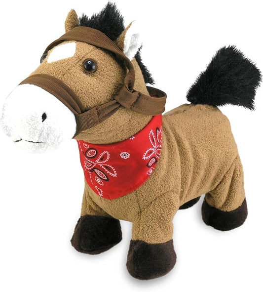 Cuddle Barn – Gallop The Musical Horse | Animated Plush Toy | Gallops, Trots, and Sings “Giddy Up, Lil’ Cowboy” | Stuffed Animal 10”