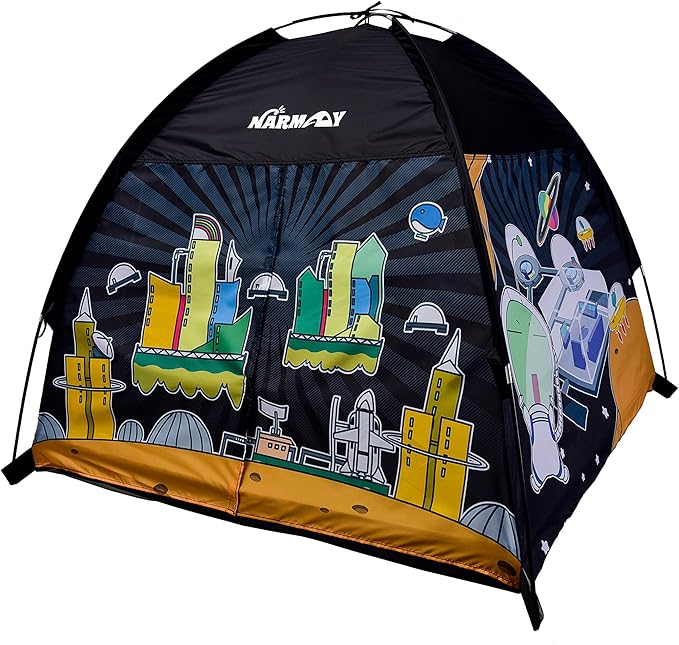 NARMAY® Play Tent Space World Dome Tent for Kids Indoor/Outdoor Fun - 48 x 48 x 40 inch