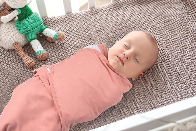 Organic Cotton Baby Swaddle 4-Pack, Swaddles for Newborn 0-3 Month - Swaddle Blanket Infant Wrap Sleep Sack for Boys & Girls, Baby Swaddle for Newborn, Registry & Shower Gift Essential