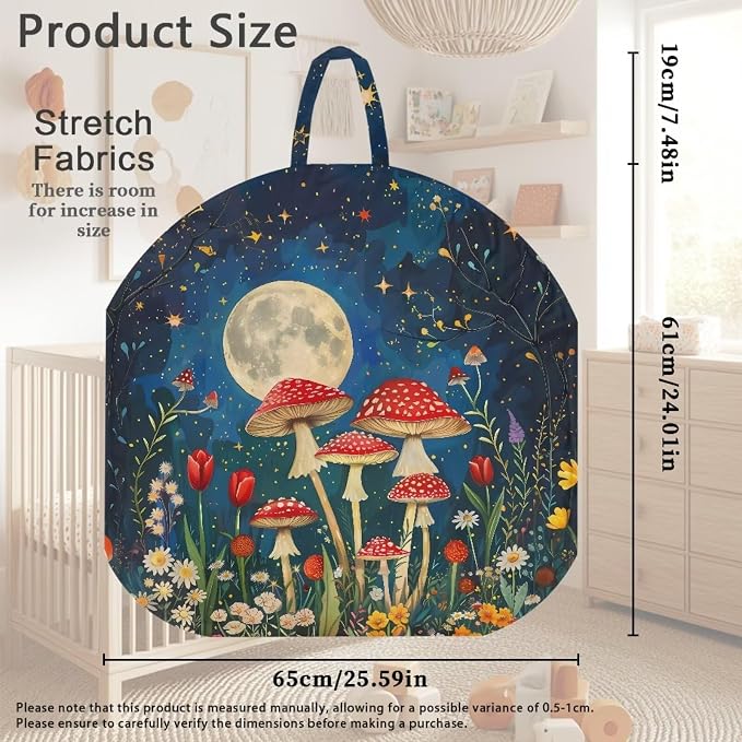 Fashion Mushroom Nursing Pillow Cover for Breastfeeding Pillow Ultra Soft and Cozy Nursing Pillow Slipcovers Nice Newborn Gift Best Choice for Mom or Baby Pillow Cover 1 Pack