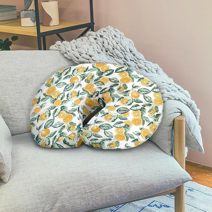 Nursing Pillow Cover Slipcover Classic Fall Leaf Soft Maternity Breastfeeding Newborn Infant Feeding Cushion Cover Breathable Breastfeeding Cover