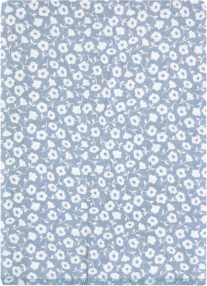 Hudson Baby Unisex Baby Cotton Flannel Burp Cloths Bundle, Modern Botanical, One Size