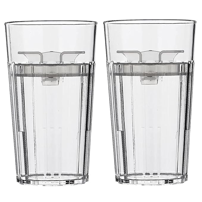 Reflo Smart Cup Bundle (Clear 2-Pack) Montessori Weaning Transition Training Cup, Slow-Spill Open-Rim Design, 360 Slow-Flow-Control, BPA-Free, Made in USA, E-Guide via QR Code