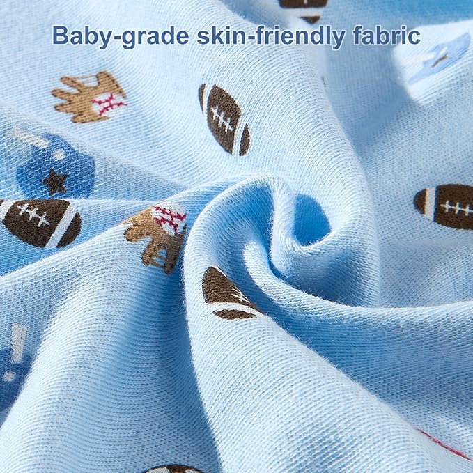 Bubble bear 3 Pack Baby Swaddle 3-6 Months - Infant Adjustable Newborn Swaddles Blanket Baby Girl Boy, Swaddling Wrap Blanket Sleep Sack for Newborn-Blue