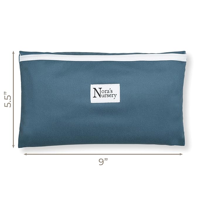 Nora?™s Nursery Portable Baby Diaper Changing Pad - Waterproof Foldable Changing Mat for On-the-Go Diaper Changes - Travel Friendly, Easy Clean, Soft & Durable for Infants and Toddlers - Sea
