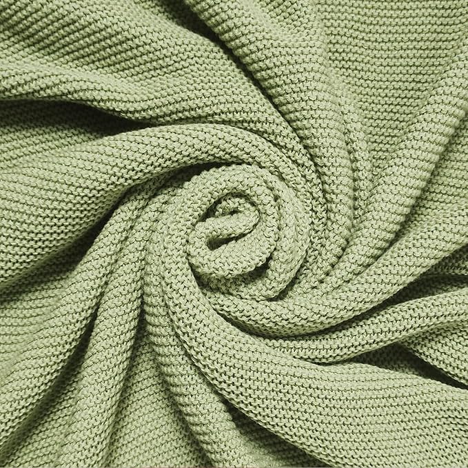 Luxury Custom Embroidered Knit Baby Blanket, Personalized Soft Breathable Cotton Knit Kids Blanket, Newborn Baby Gift, New Mom Gifts, Newborn Babys Girl & Boy Gift 3