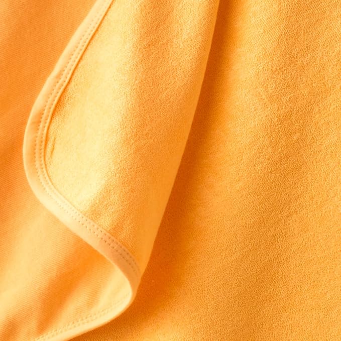 Butterblu Harper - 100% Organic Cotton Hooded Towels in Soft and Absorbent Baby Terry, 3-Pack, Sunny, One Size