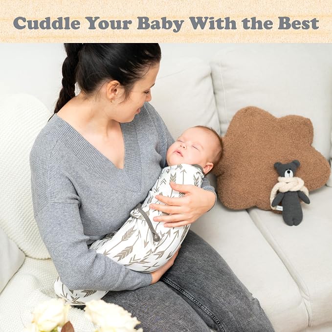 Swaddles for Newborns – 3-Pack Infant Swaddles 0-3 Months – Adjustable Swaddle Sleep Sack – Soft Organic Cotton Baby Wrap for Safe & Cozy Sleep (Galaxy)
